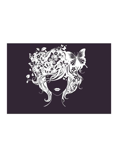 rawpockets"girl hair flower"wall posters (paperboard,33cmx48cm) - 15732642 - Very Small Image - 1