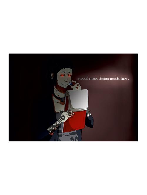 rawpockets"good masks_time"wall posters (paperboard,33cmx48cm) - 15732646 - Very Small Image - 1