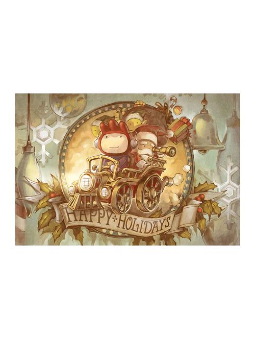 rawpockets"happy holidays"wall posters (paperboard,33cmx48cm) - 15732655 - Very Small Image - 1