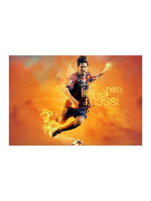 rawpockets"lionel messi wallpaper"wall posters (paperboard,33cmx48cm) - 15732700 - Very Small Image - 1