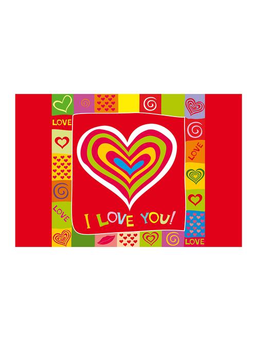 rawpockets"luv u wallpaper"wall posters (paperboard,33cmx48cm) - 15732709 - Very Small Image - 1