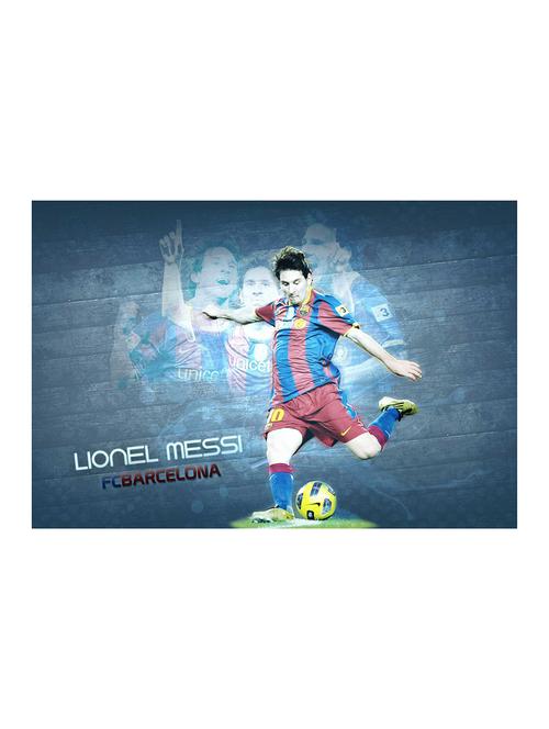 rawpockets"messi barcelona"wall posters (paperboard,33cmx48cm) - 15732930 - Very Small Image - 1