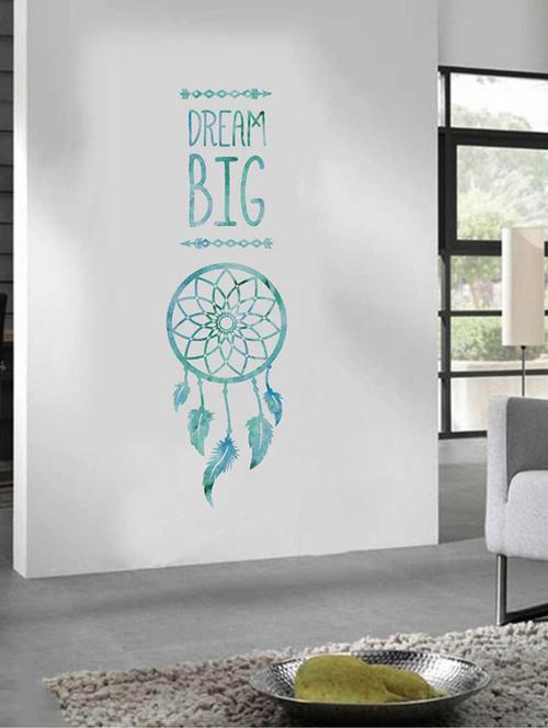 rawpockets wall decals ' dream big vibes wall sticker '  wall stickers (pvc vinyl) multicolour - 15733379 - Very Small Image - 1