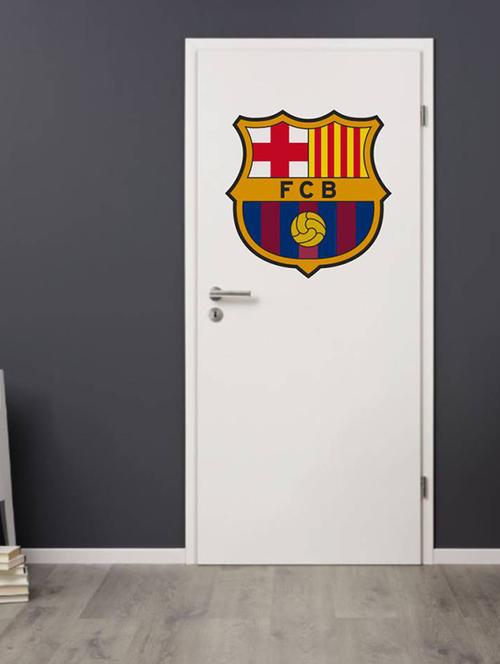 rawpockets wall decals ' fcb '  wall stickers (pvc vinyl) multicolour - 15733571 - Very Small Image - 1