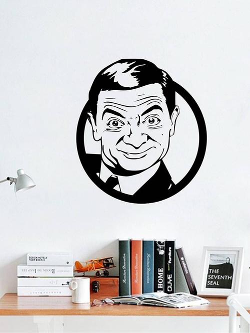 rawpockets wall decals ' mr.bean - rowan '  wall stickers (pvc vinyl) multicolour - 15734074 - Very Small Image - 1