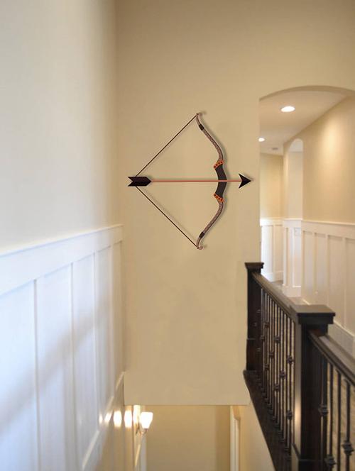 rawpockets wall decals ' arrow '  wall stickers (pvc vinyl) multicolour - 15734218 - Very Small Image - 1