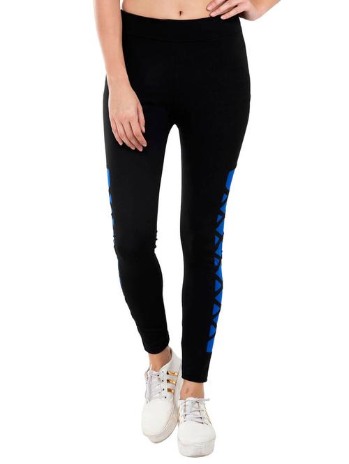 high waist criss-cross print jegging - 15734966 - Very Small Image - 1