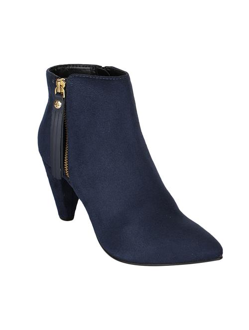 navy zipper  ankle  boots - 15737858 - Very Small Image - 1