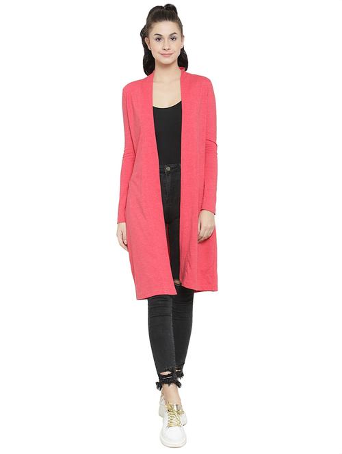 rogue pink long sleeved shrug - 15737895 - Very Small Image - 1