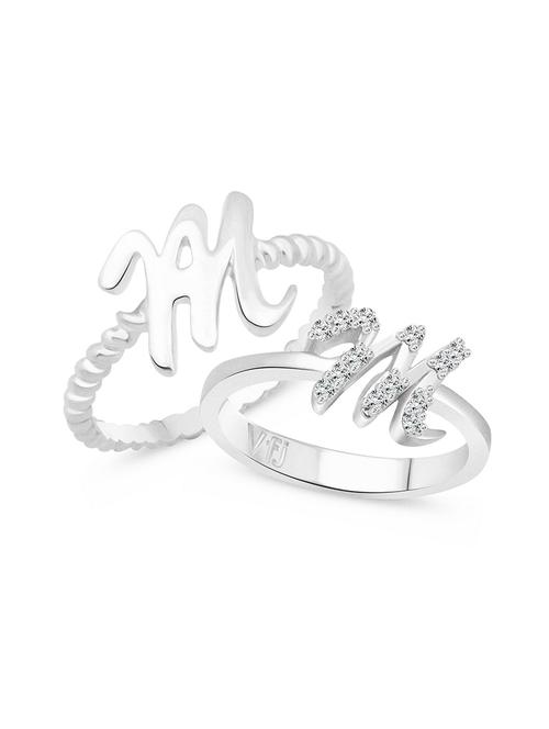 silver metal finger  ring - 15738988 - Very Small Image - 1