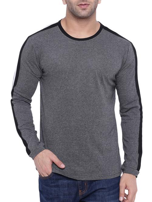 grey cotton t-shirt - 15739158 - Very Small Image - 1