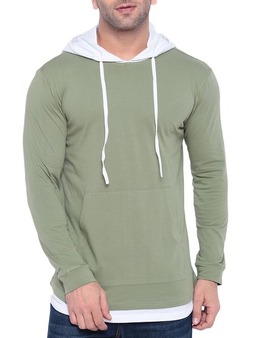 green cotton t-shirt - 15739178 - Very Small Image - 1