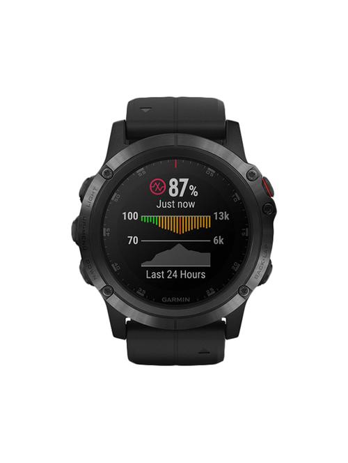 garmin fenix 5x plus with black band smartwatch (010-01989-04) - 15739480 - Very Small Image - 1
