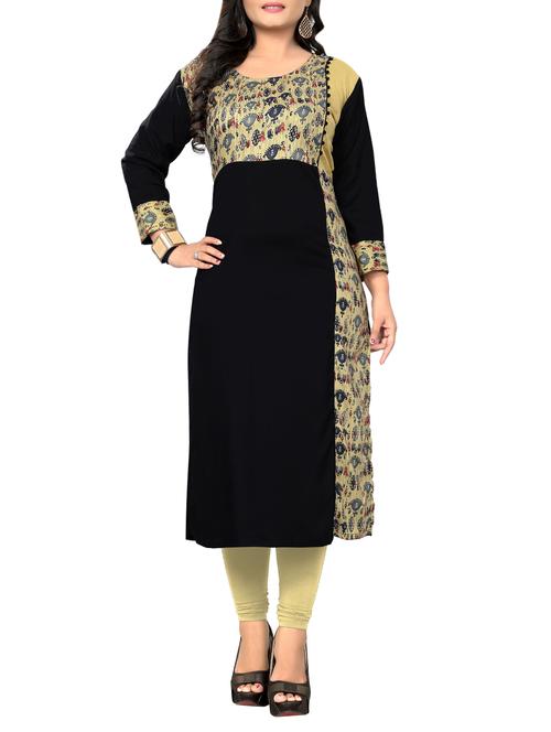 printed straight kurta - 15739914 - Very Small Image - 1