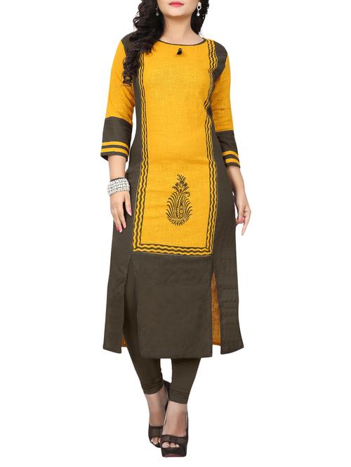 women's straight kurta - 15739943 - Very Small Image - 1