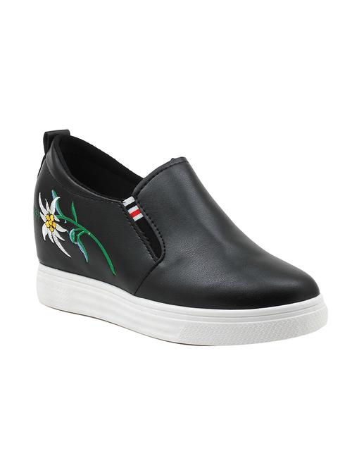 black plimsolls casual shoes - 15741135 - Very Small Image - 1