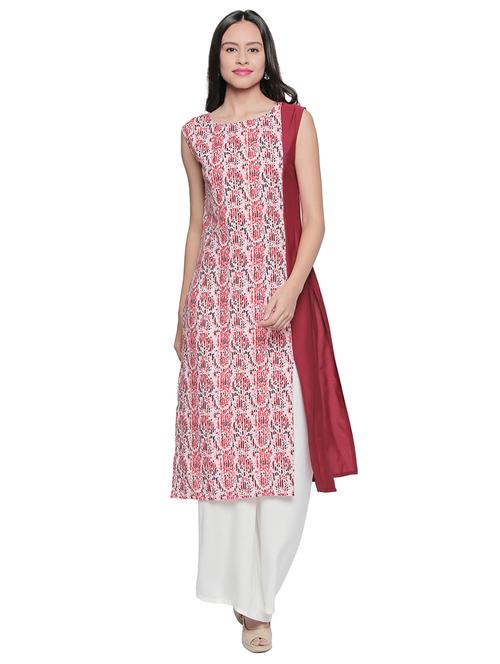printed straight kurta - 15741250 - Very Small Image - 1
