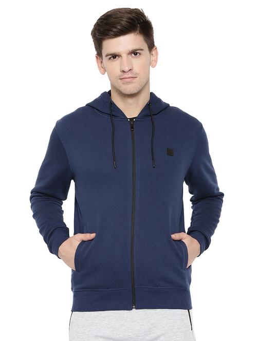 dark blue cotton sweatshirt - 15742012 - Very Small Image - 1