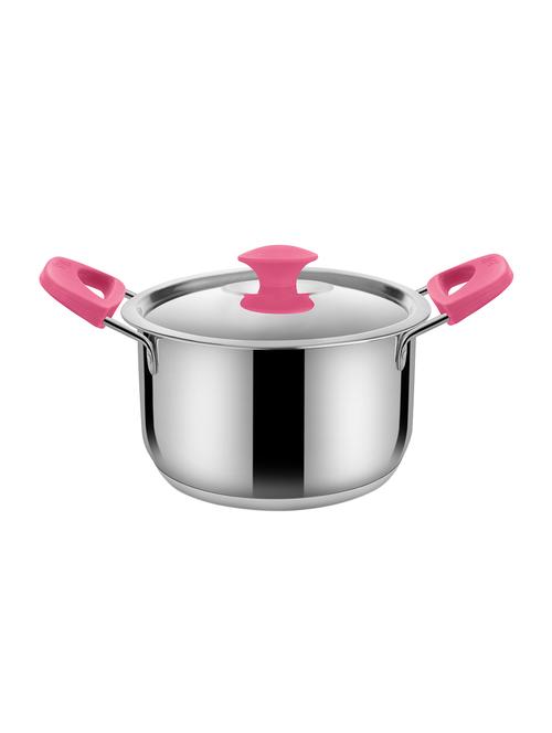 bonita dutch oven pan appetit 2000ml 18.5cms pink - 15742869 - Very Small Image - 1