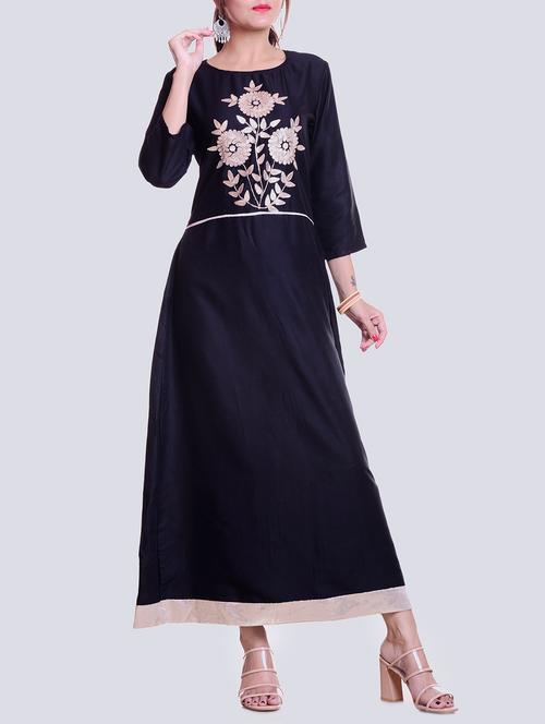 gotta work a-line kurta - 15745300 - Very Small Image - 1