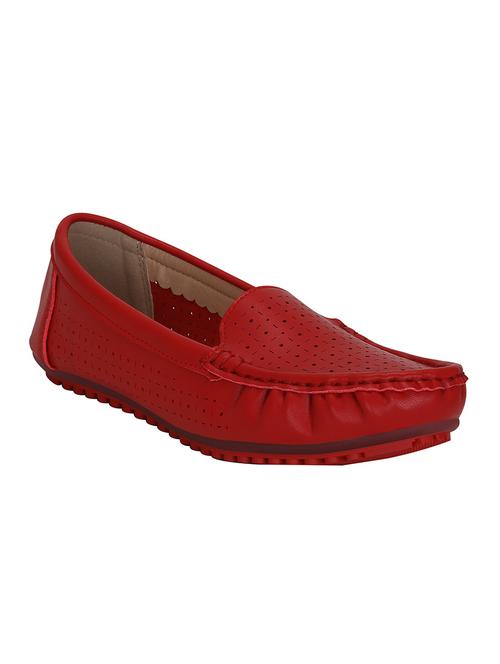 red slip on loafers - 15746339 - Very Small Image - 1