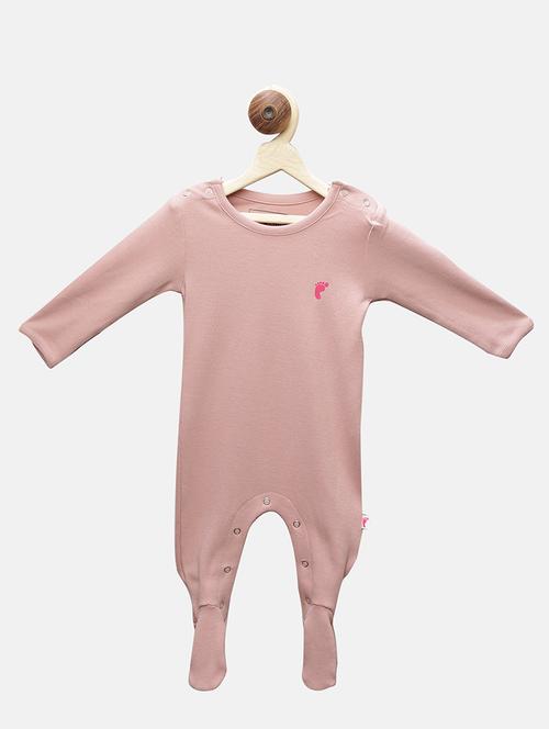 pink cotton romper - 15747035 - Very Small Image - 1