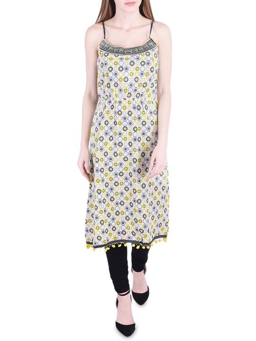 printed high-low kurta - 15747260 - Very Small Image - 1
