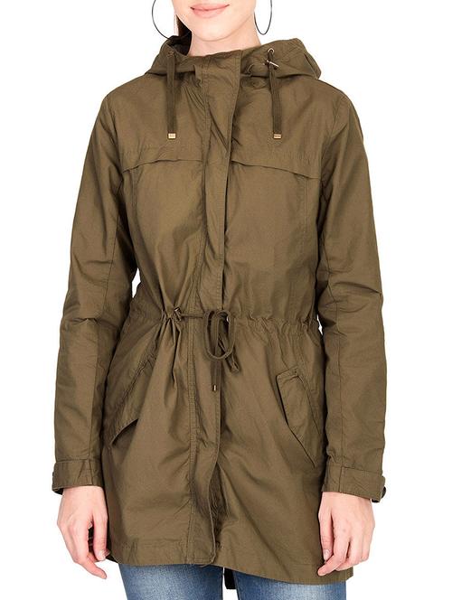 hooded parka jacket - 15747607 - Very Small Image - 1