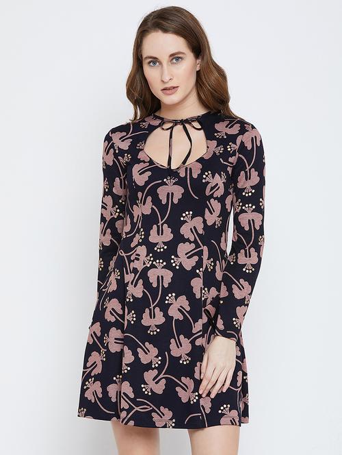 tie-up detail a-line dress - 15748165 - Very Small Image - 1