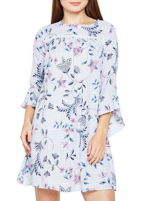 keyhole back lace insert dress - 15748742 - Very Small Image - 1