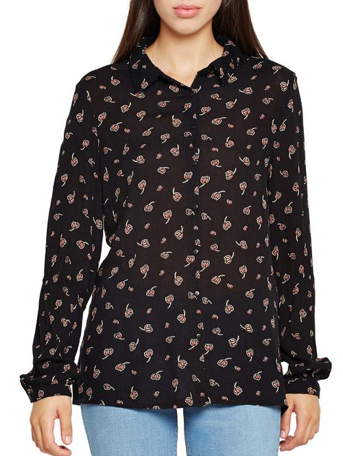 long sleeved printed shirt - 15748837 - Very Small Image - 1