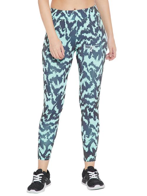 abstract printed mid-rise trackpants - 15751572 - Very Small Image - 1