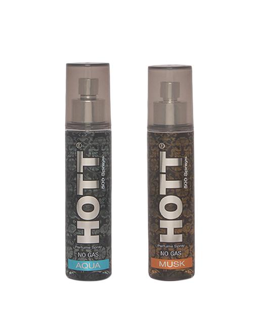hott set of 2 perfume sprays (aqua + musk) - 15753785 - Very Small Image - 1