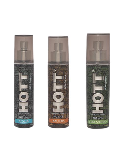hott set of 3 perfume sprays (aqua + musk + calypso) - 15753786 - Very Small Image - 1
