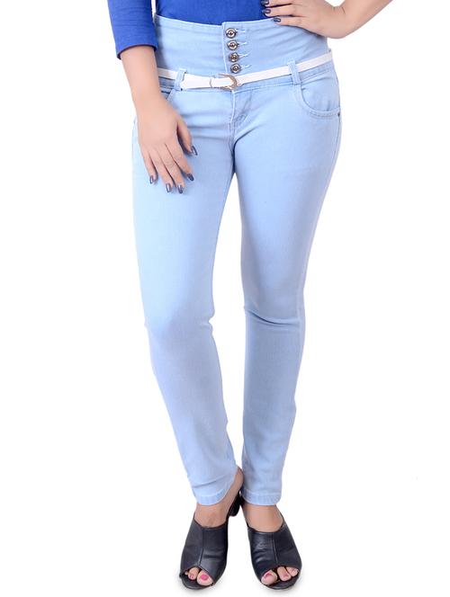 button detail slim fit jeans - 15754210 - Very Small Image - 1