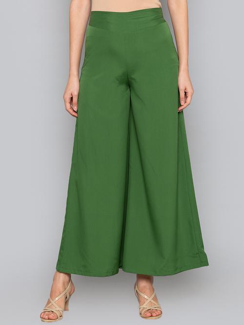 high rise flared palazzo - 15756496 - Very Small Image - 1