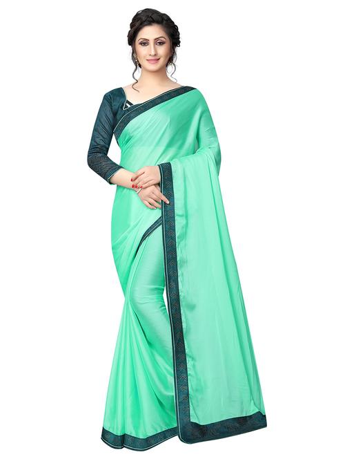 embellished border silk saree - 15756518 - Very Small Image - 1