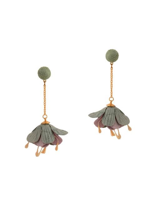grey tone drop earrings - 15757751 - Very Small Image - 1