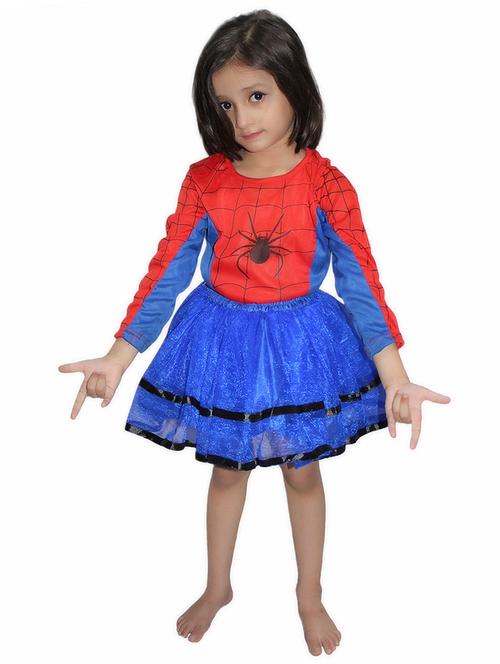 red polyester spider girl costume - 15758747 - Very Small Image - 1