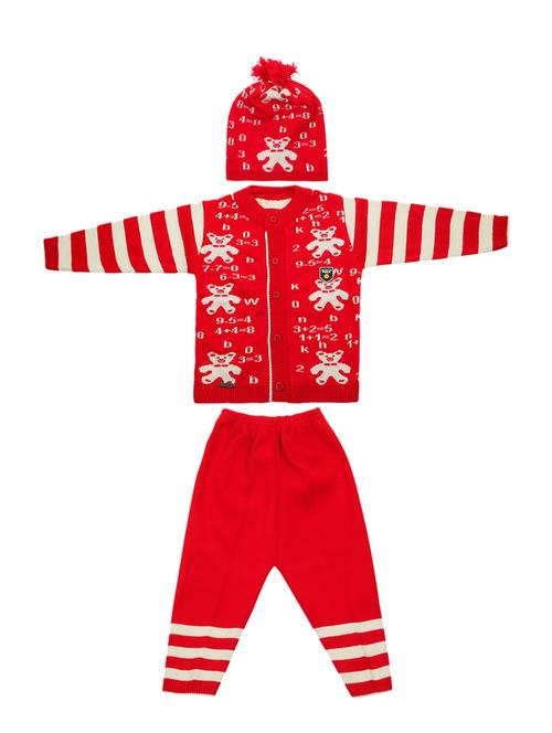 red wool blend full length set - 15762108 - Very Small Image - 1