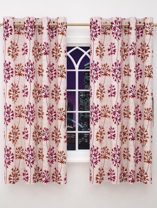 floral 2 pc window curtains - 15763250 - Very Small Image - 1