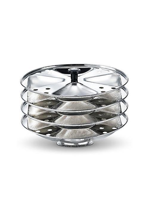 meet stainless steel triangular 4 plates idli stand - 15764157 - Very Small Image - 1