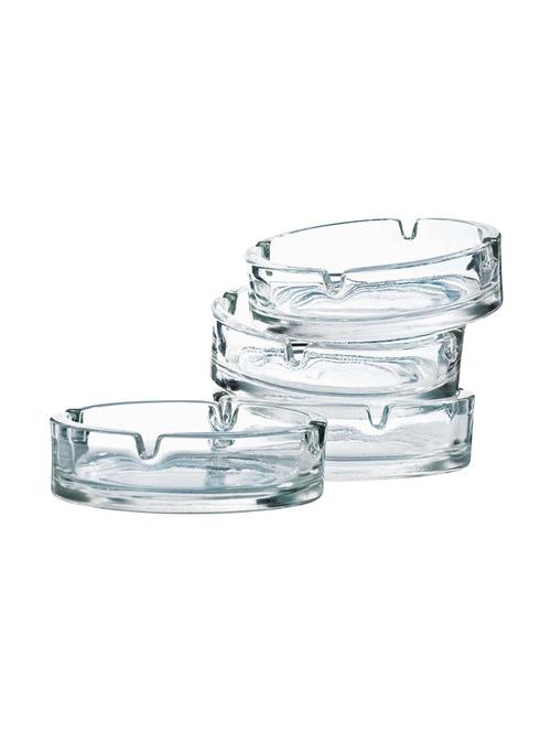 arcoroc round stackable glass ashtray (4, clear) - 15767450 - Very Small Image - 1