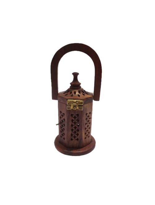 desi karigar letter box shaped lobandaan (dhoop stand) with handle - 15767759 - Very Small Image - 1
