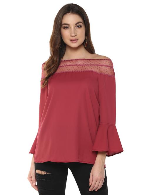 women's a line off shoulder top - 15770412 - Very Small Image - 1