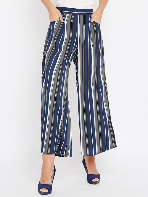 striped high rise palazzo - 15772172 - Very Small Image - 1