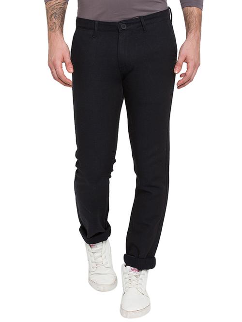 black cotton chinos - 15772371 - Very Small Image - 1