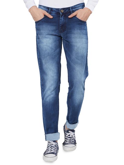 dark blue heavy washed jeans - 15773770 - Very Small Image - 1