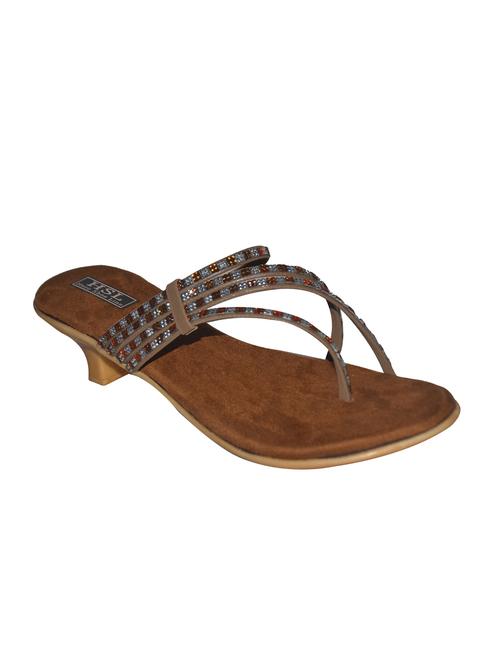 brown toe separator sandals - 15775023 - Very Small Image - 1