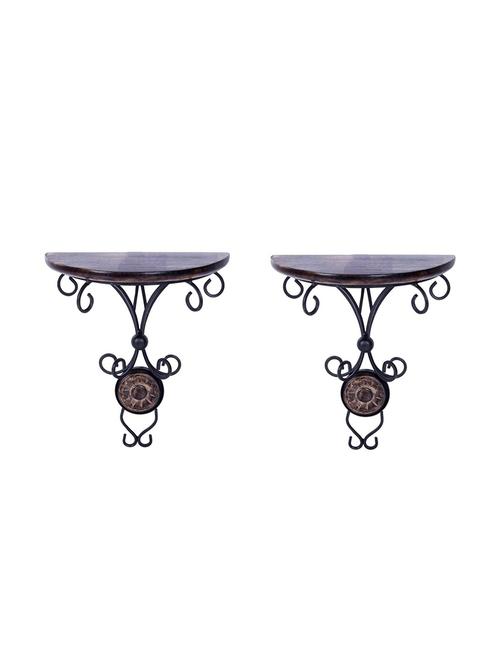 desi karigar antique looks wall bracket (set of 2) - 15775876 - Very Small Image - 1